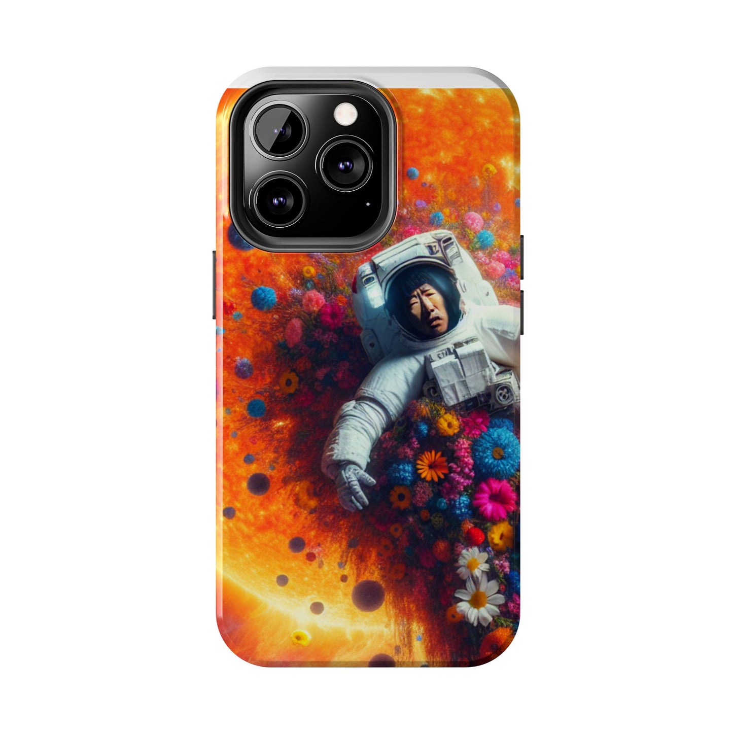 Astronaut Floral Phone Case | Space Art Protector | Unique Gift for Astronaut Lovers | Phone Accessory | Galaxy Theme