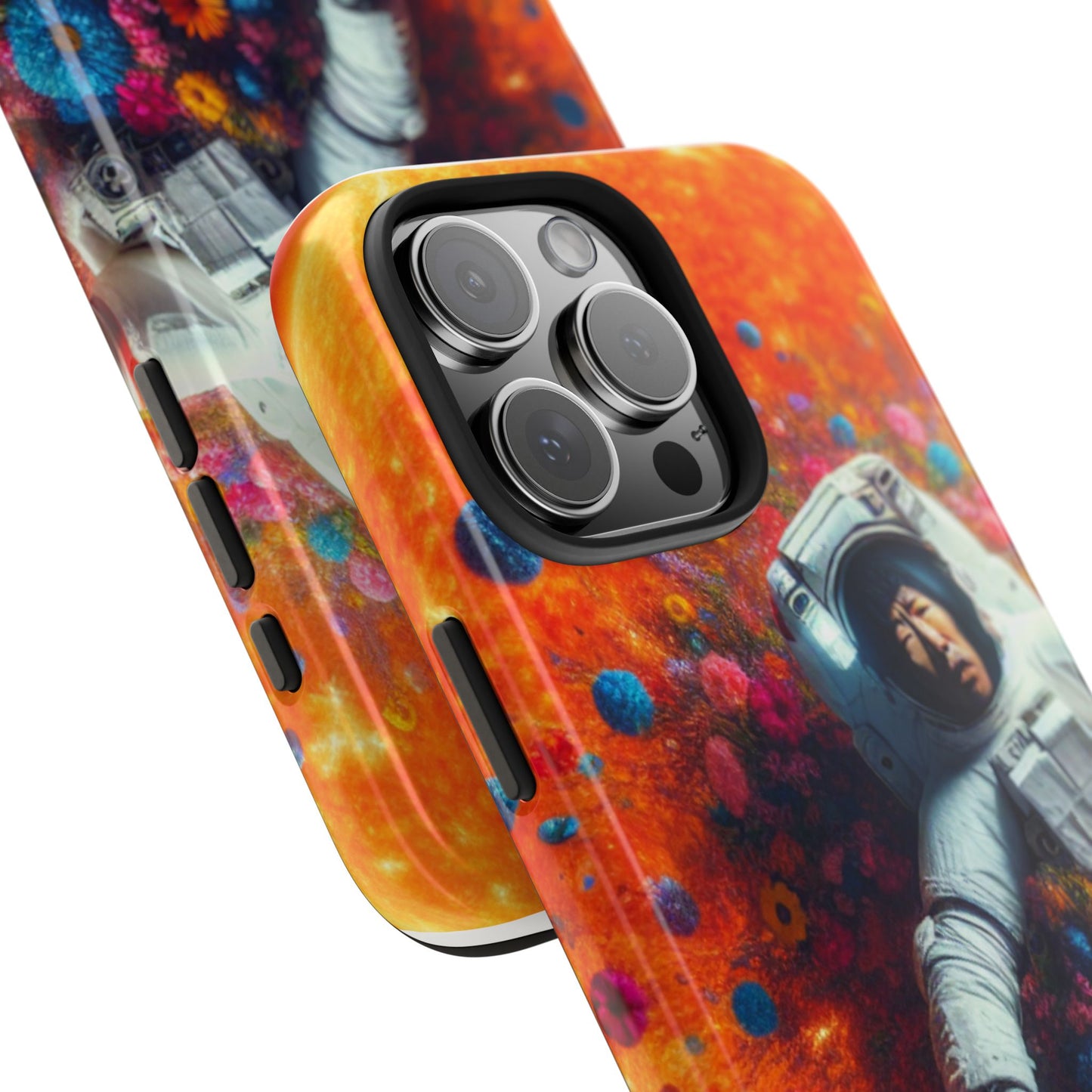 Astronaut Floral Phone Case | Space Art Protector | Unique Gift for Astronaut Lovers | Phone Accessory | Galaxy Theme