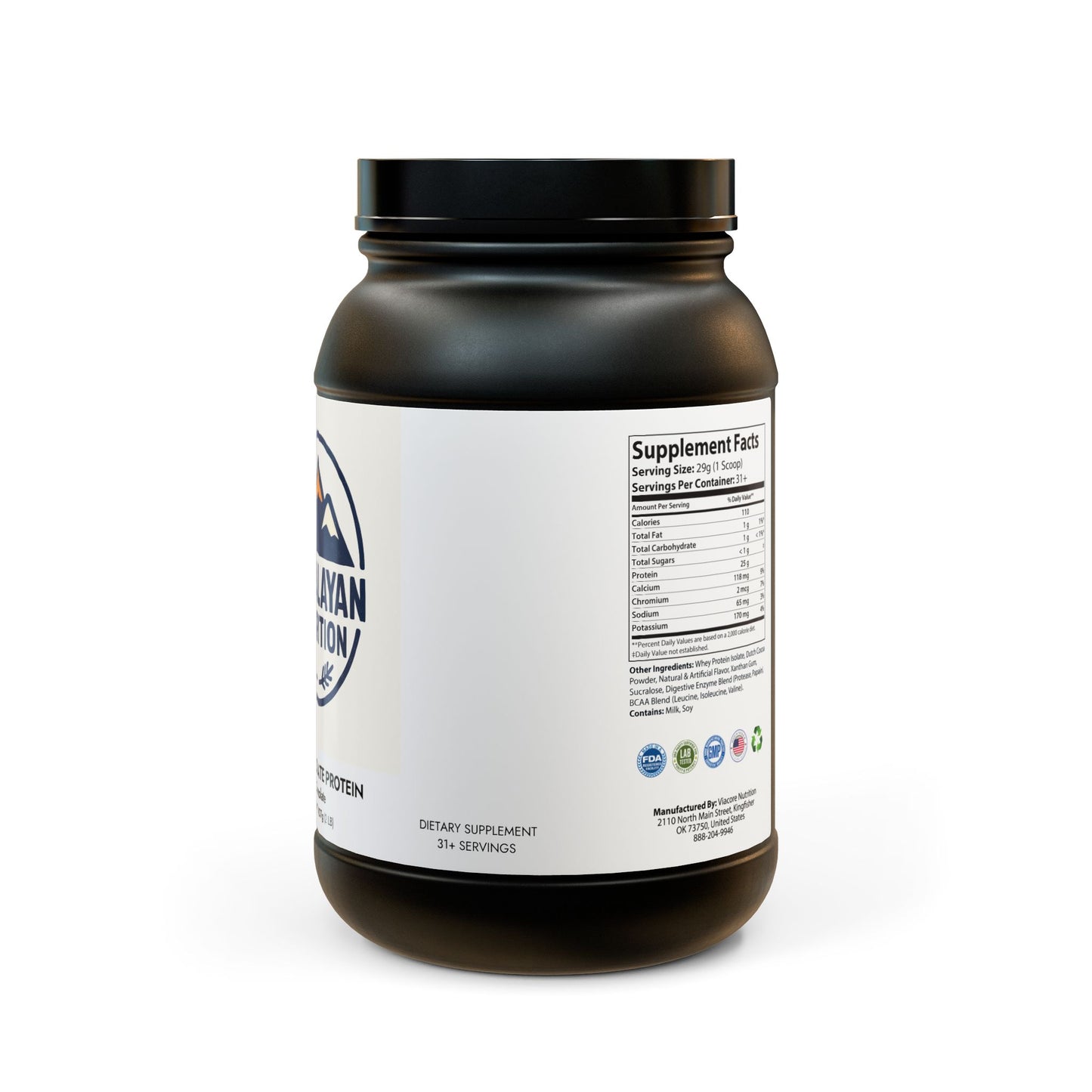Whey Isolate Protein Supplement (907g, 2lb)