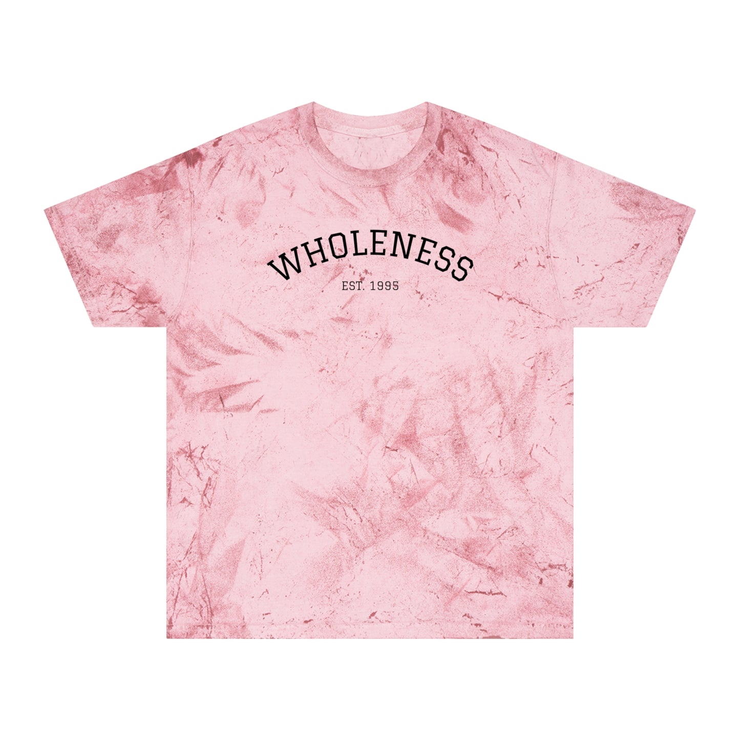 Wholeness Unisex Color Blast T-Shirt, Positive Vibes Tee, Spiritual Fashion, Gift for Mindfulness, Eco-Friendly Apparel