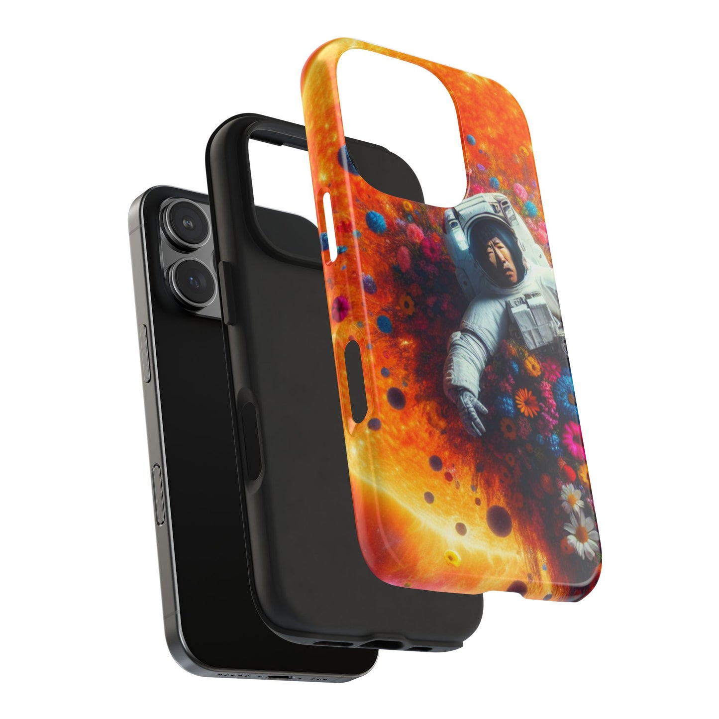 Astronaut Floral Phone Case | Space Art Protector | Unique Gift for Astronaut Lovers | Phone Accessory | Galaxy Theme