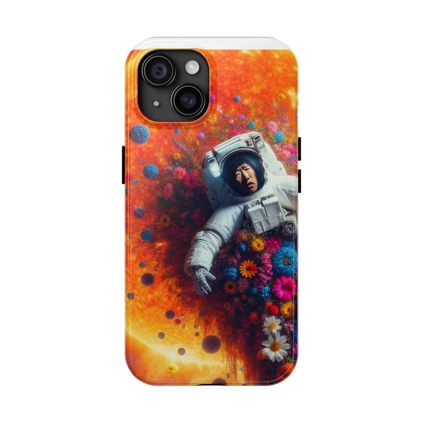 Astronaut Floral Phone Case | Space Art Protector | Unique Gift for Astronaut Lovers | Phone Accessory | Galaxy Theme