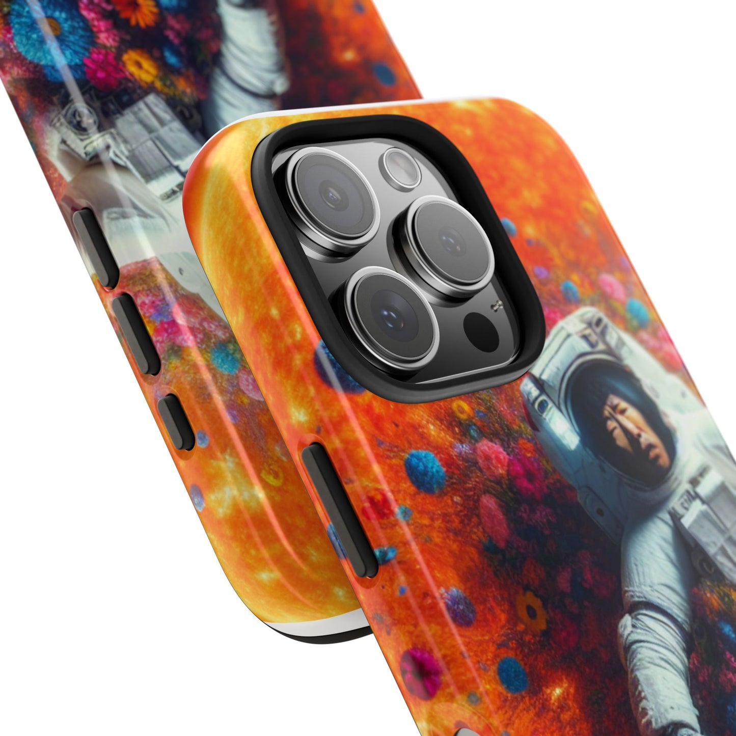 Astronaut Floral Phone Case | Space Art Protector | Unique Gift for Astronaut Lovers | Phone Accessory | Galaxy Theme
