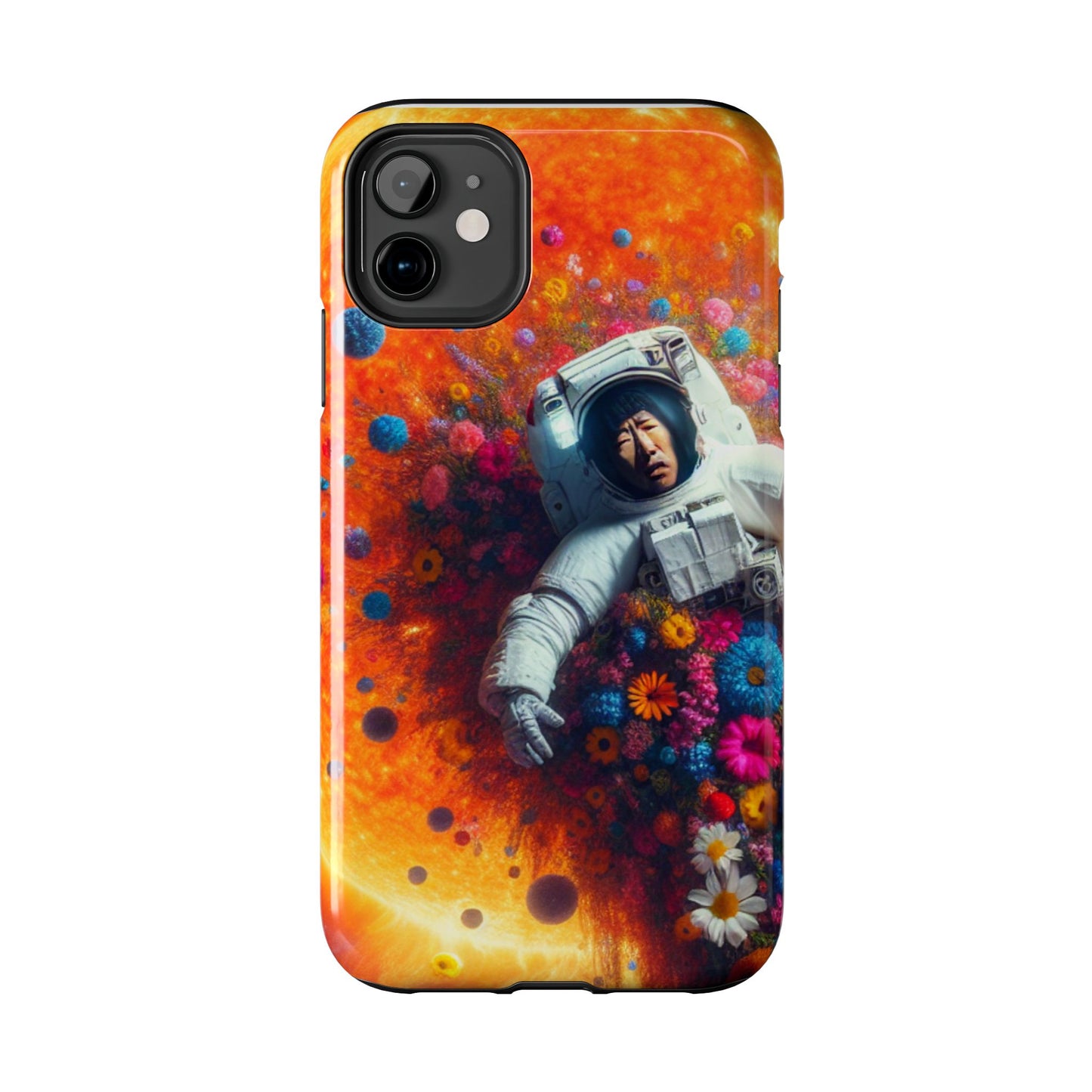 Astronaut Floral Phone Case | Space Art Protector | Unique Gift for Astronaut Lovers | Phone Accessory | Galaxy Theme