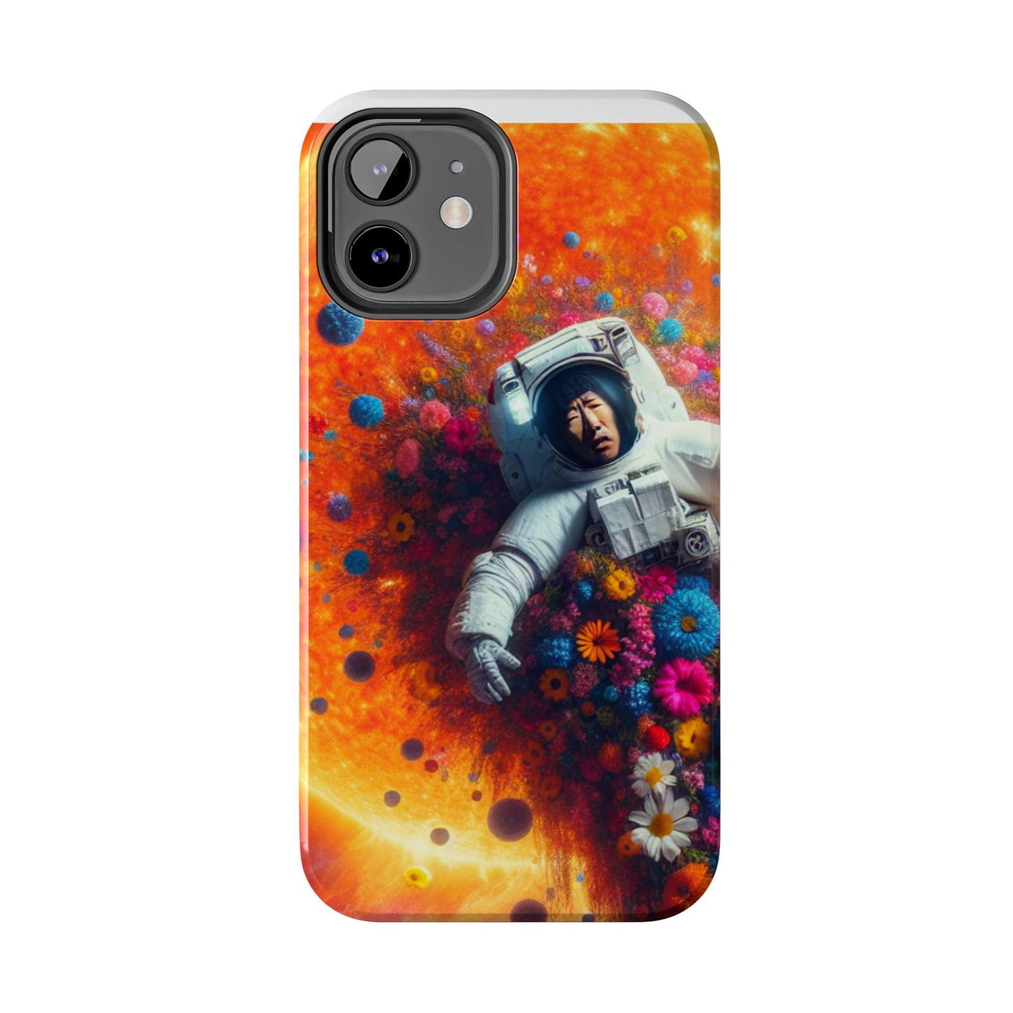 Astronaut Floral Phone Case | Space Art Protector | Unique Gift for Astronaut Lovers | Phone Accessory | Galaxy Theme