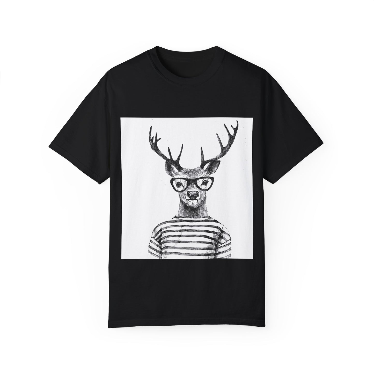 Vintage Deer Graphic Unisex T-Shirt - Unique Animal Tee for Nature Lovers