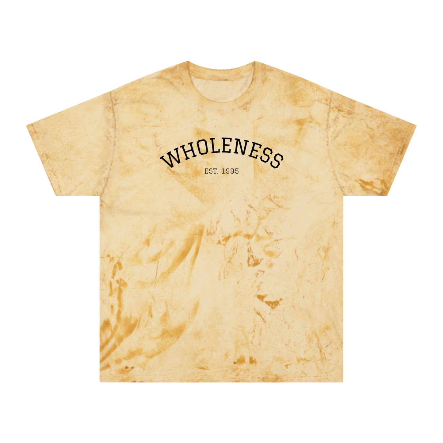 Wholeness Unisex Color Blast T-Shirt, Positive Vibes Tee, Spiritual Fashion, Gift for Mindfulness, Eco-Friendly Apparel