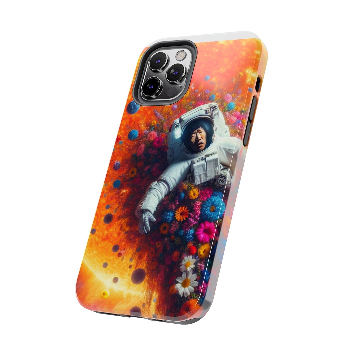 Astronaut Floral Phone Case | Space Art Protector | Unique Gift for Astronaut Lovers | Phone Accessory | Galaxy Theme