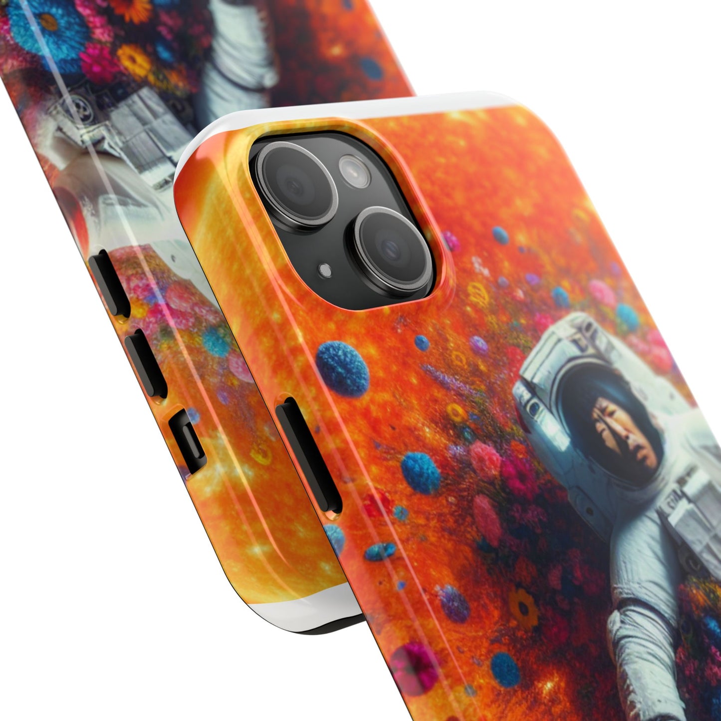 Astronaut Floral Phone Case | Space Art Protector | Unique Gift for Astronaut Lovers | Phone Accessory | Galaxy Theme