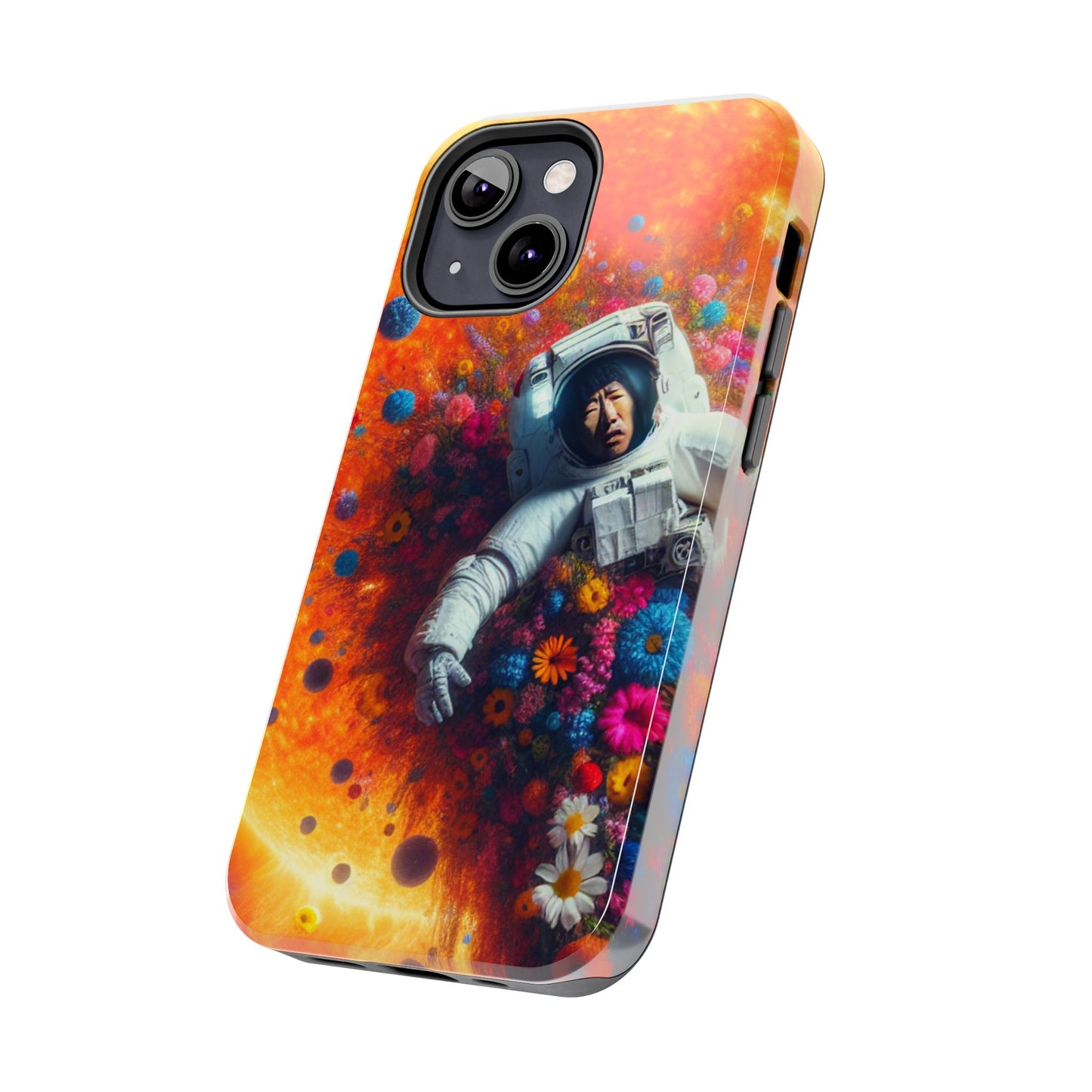 Astronaut Floral Phone Case | Space Art Protector | Unique Gift for Astronaut Lovers | Phone Accessory | Galaxy Theme