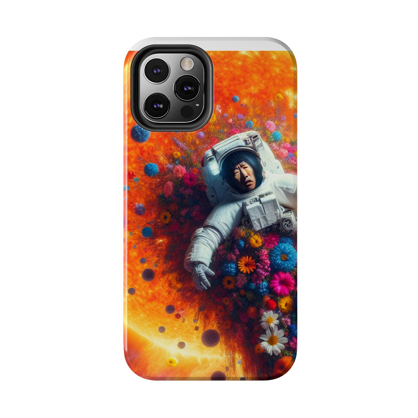 Astronaut Floral Phone Case | Space Art Protector | Unique Gift for Astronaut Lovers | Phone Accessory | Galaxy Theme