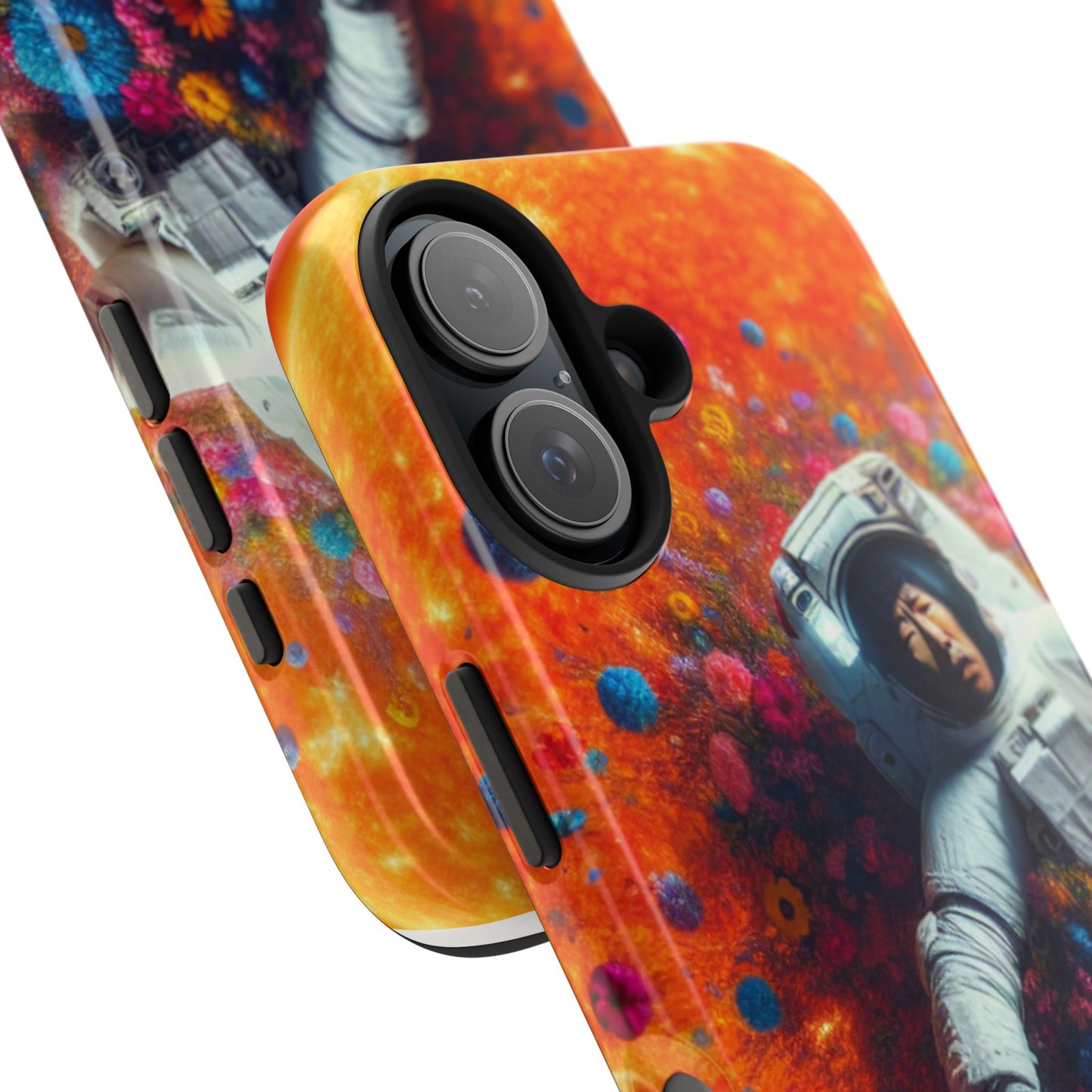 Astronaut Floral Phone Case | Space Art Protector | Unique Gift for Astronaut Lovers | Phone Accessory | Galaxy Theme