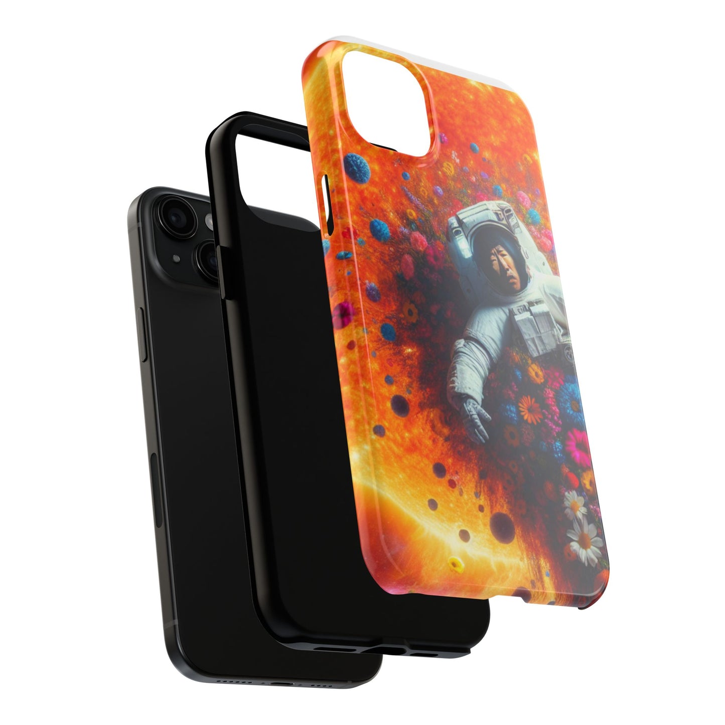 Astronaut Floral Phone Case | Space Art Protector | Unique Gift for Astronaut Lovers | Phone Accessory | Galaxy Theme