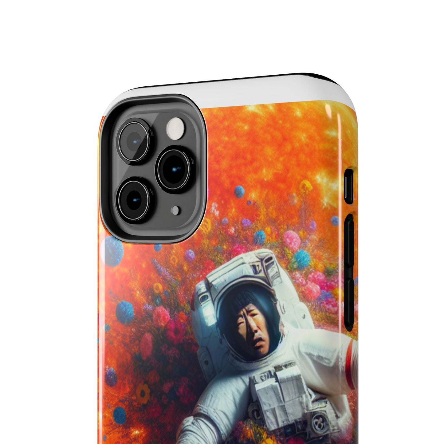 Astronaut Floral Phone Case | Space Art Protector | Unique Gift for Astronaut Lovers | Phone Accessory | Galaxy Theme