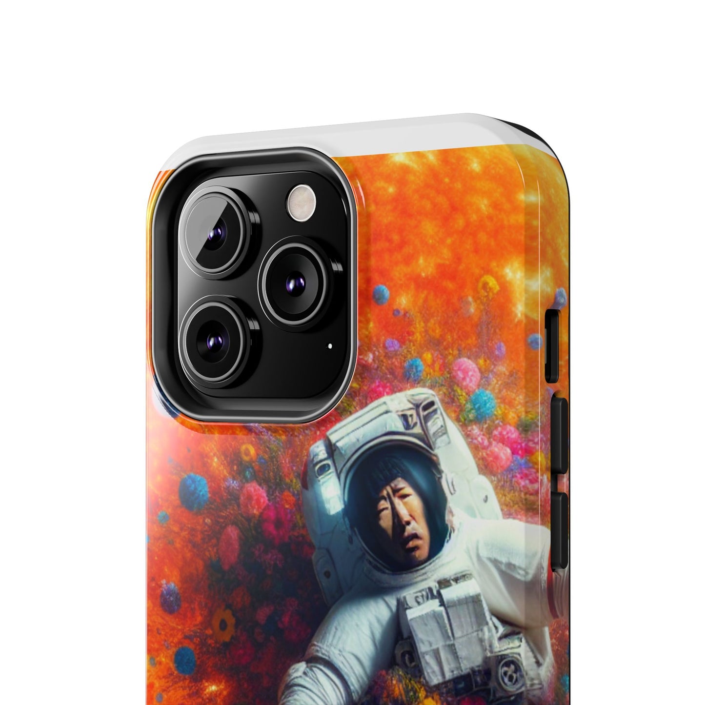 Astronaut Floral Phone Case | Space Art Protector | Unique Gift for Astronaut Lovers | Phone Accessory | Galaxy Theme