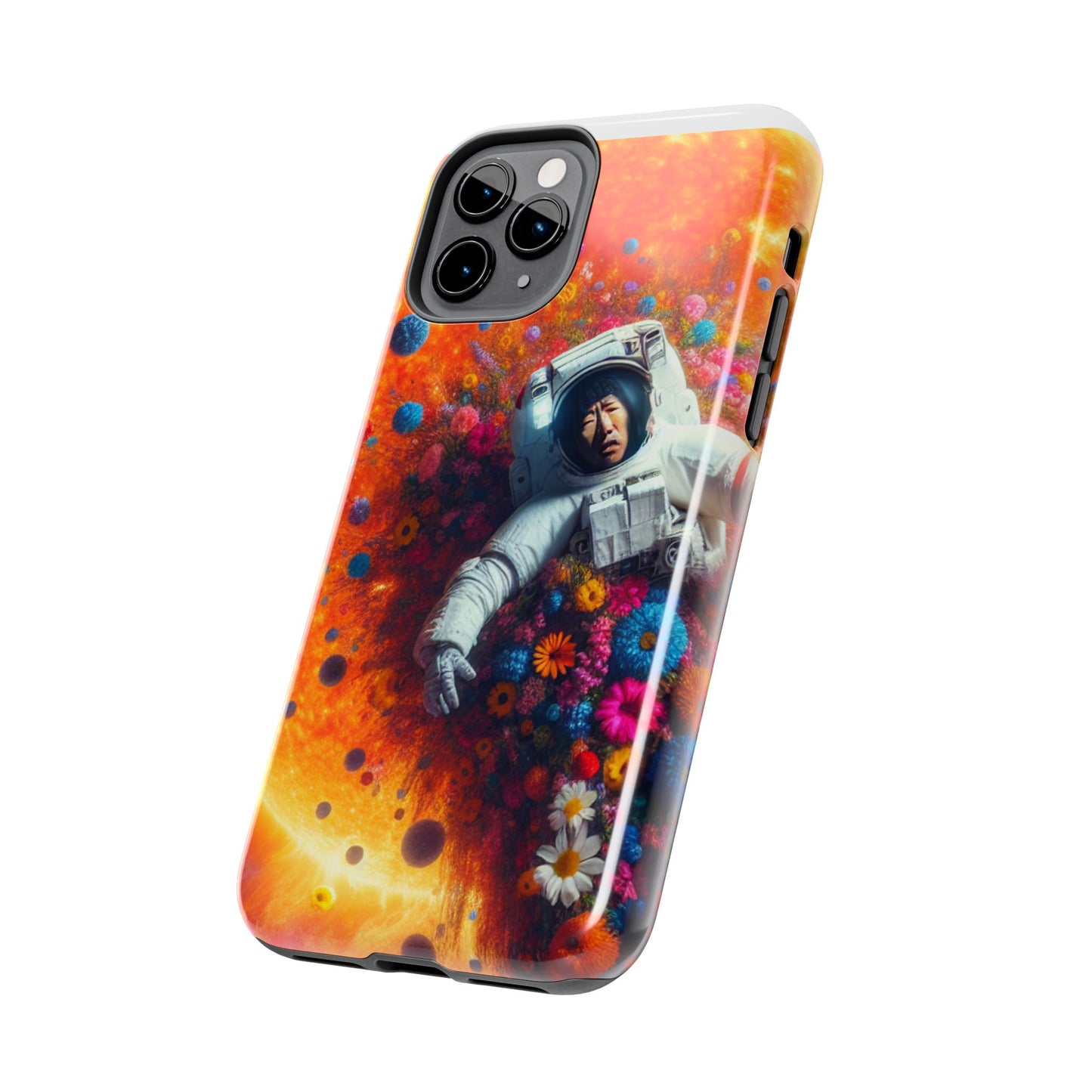 Astronaut Floral Phone Case | Space Art Protector | Unique Gift for Astronaut Lovers | Phone Accessory | Galaxy Theme