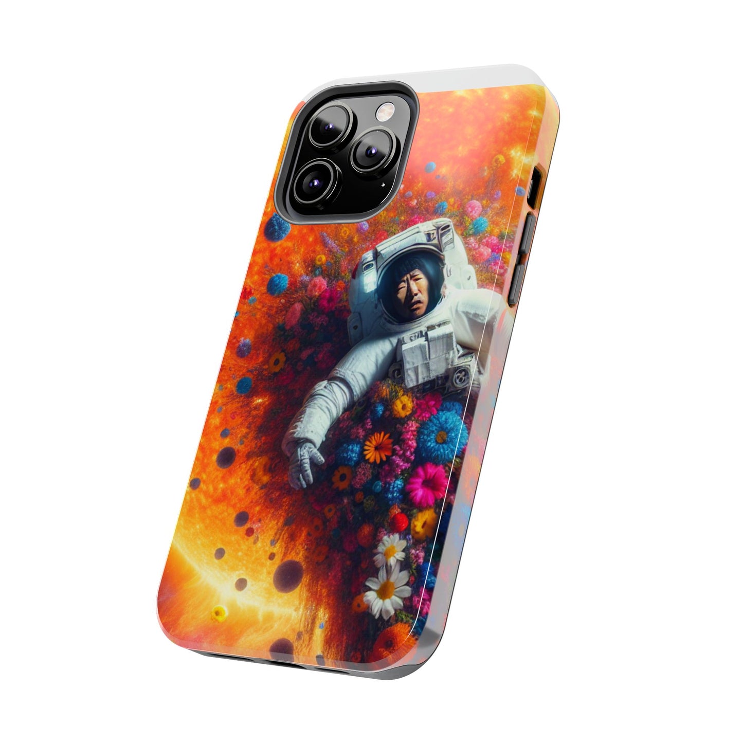 Astronaut Floral Phone Case | Space Art Protector | Unique Gift for Astronaut Lovers | Phone Accessory | Galaxy Theme