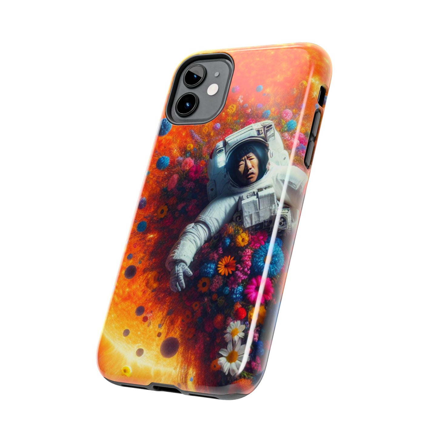 Astronaut Floral Phone Case | Space Art Protector | Unique Gift for Astronaut Lovers | Phone Accessory | Galaxy Theme