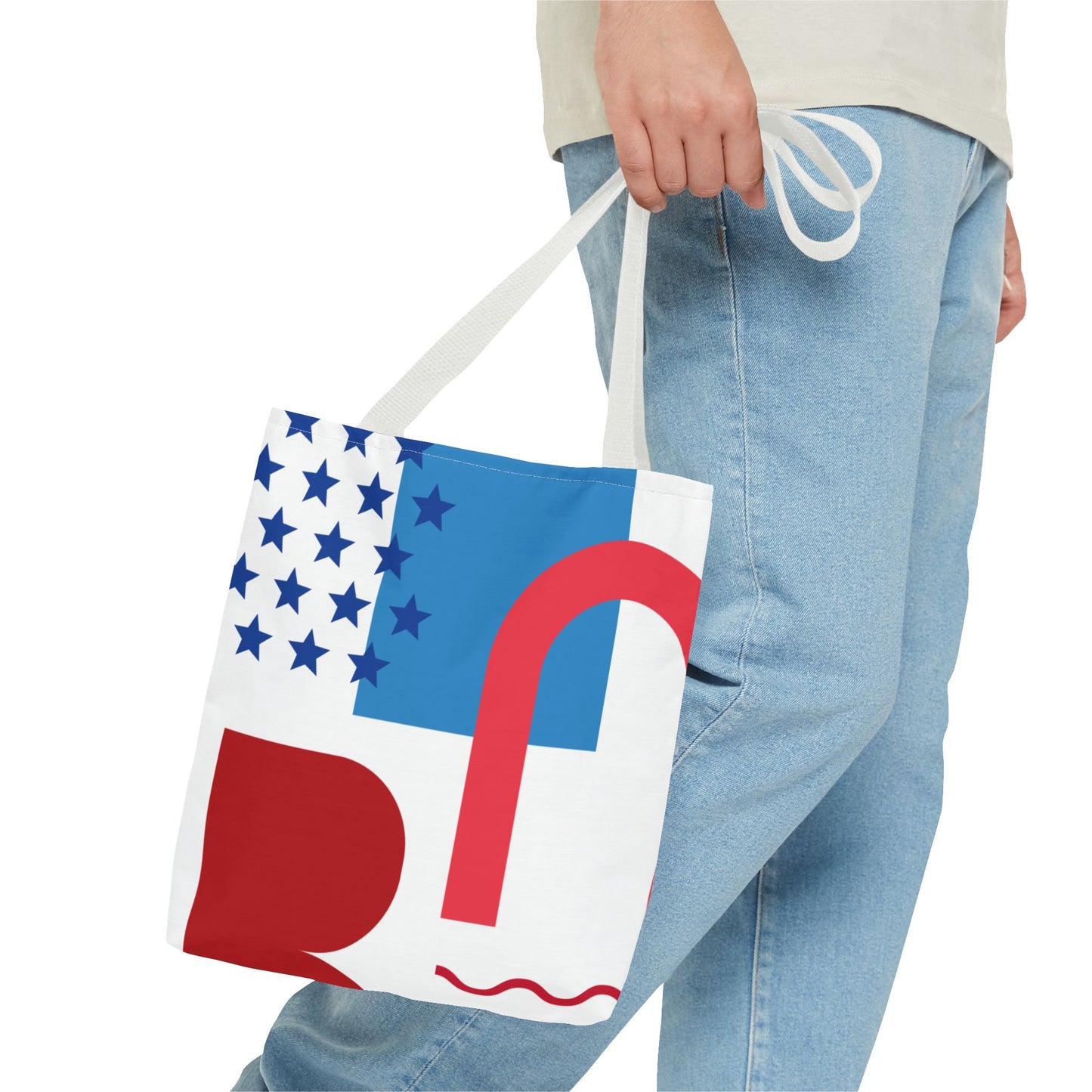 Graphic Tote Bag - Modern Abstract Design for Everyday Use