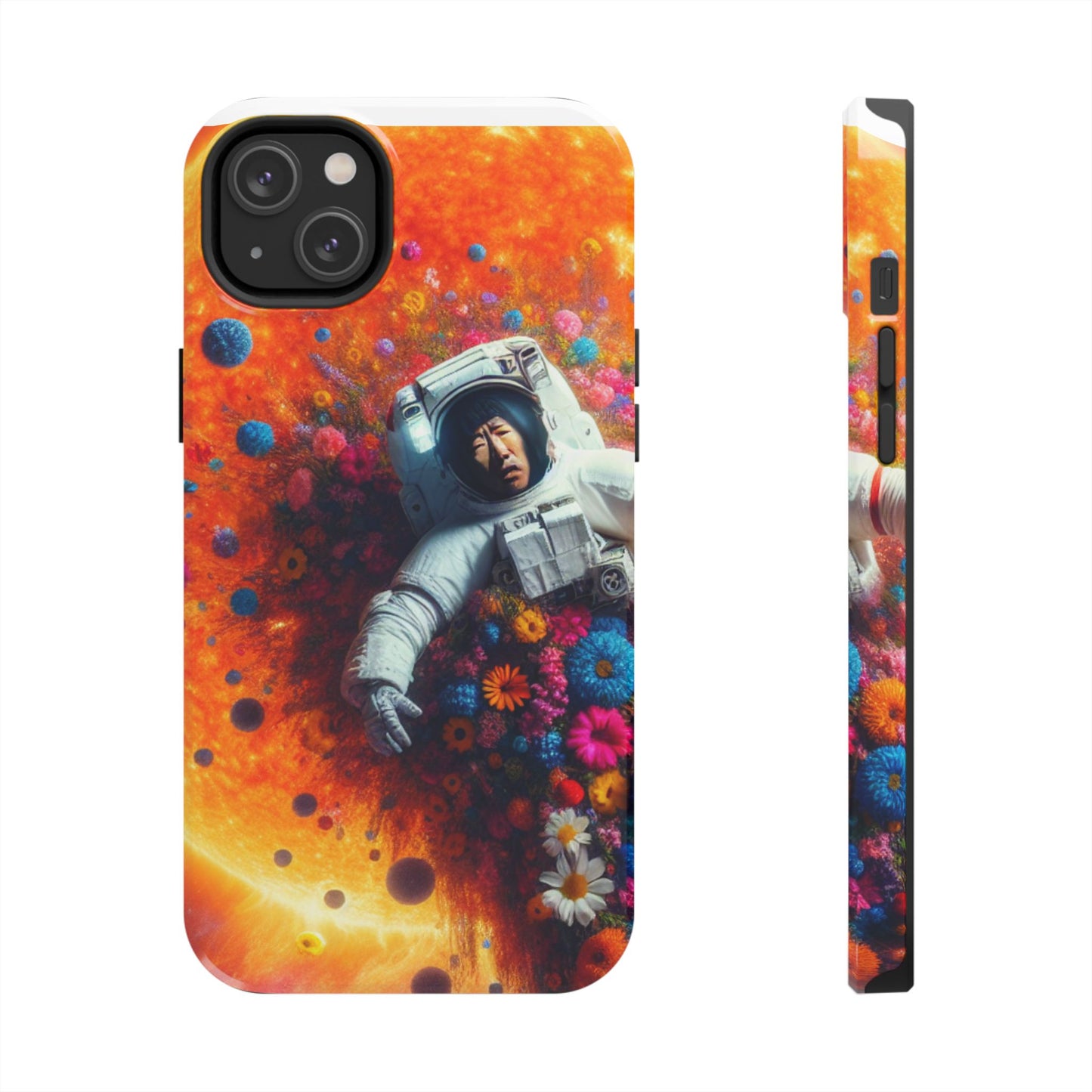 Astronaut Floral Phone Case | Space Art Protector | Unique Gift for Astronaut Lovers | Phone Accessory | Galaxy Theme