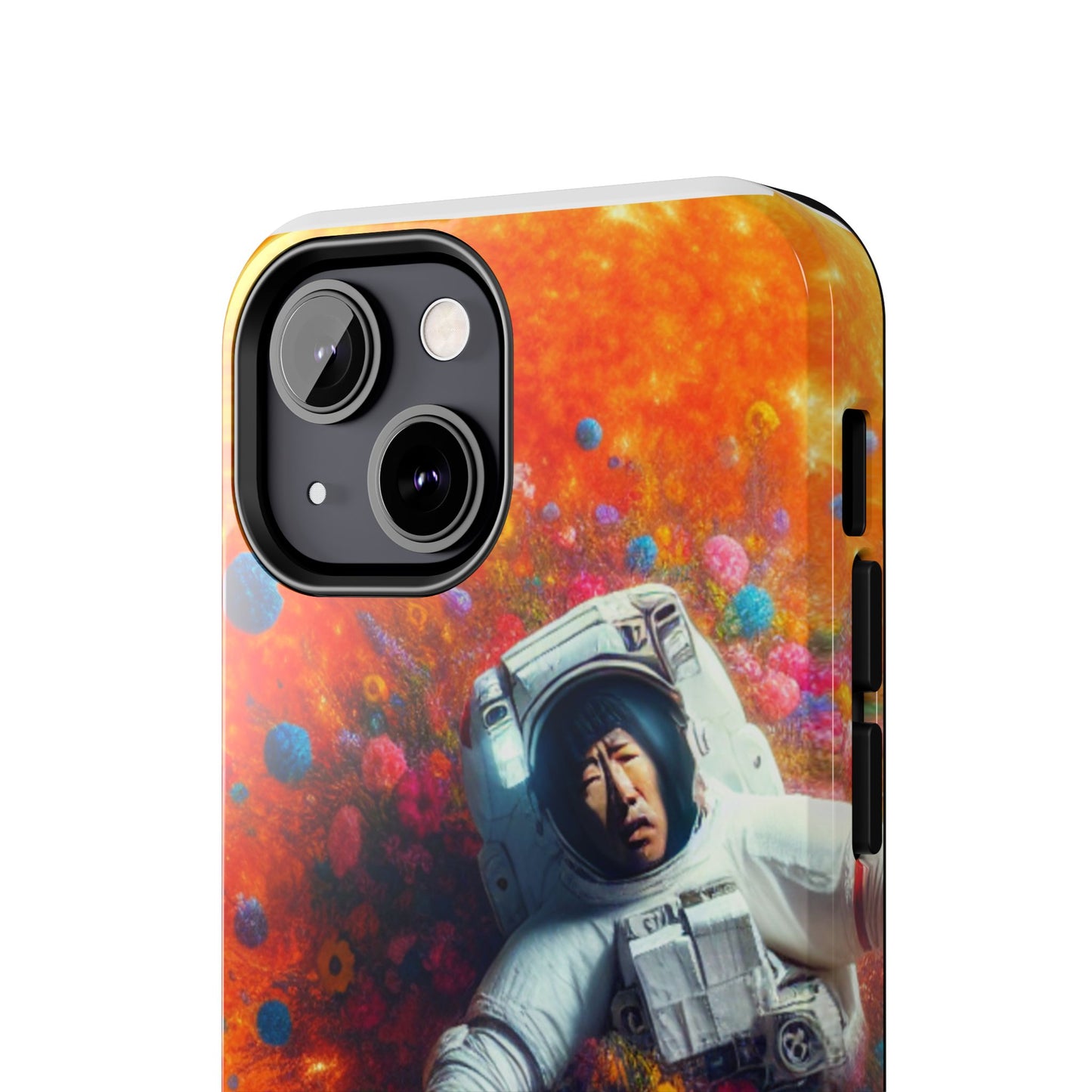 Astronaut Floral Phone Case | Space Art Protector | Unique Gift for Astronaut Lovers | Phone Accessory | Galaxy Theme