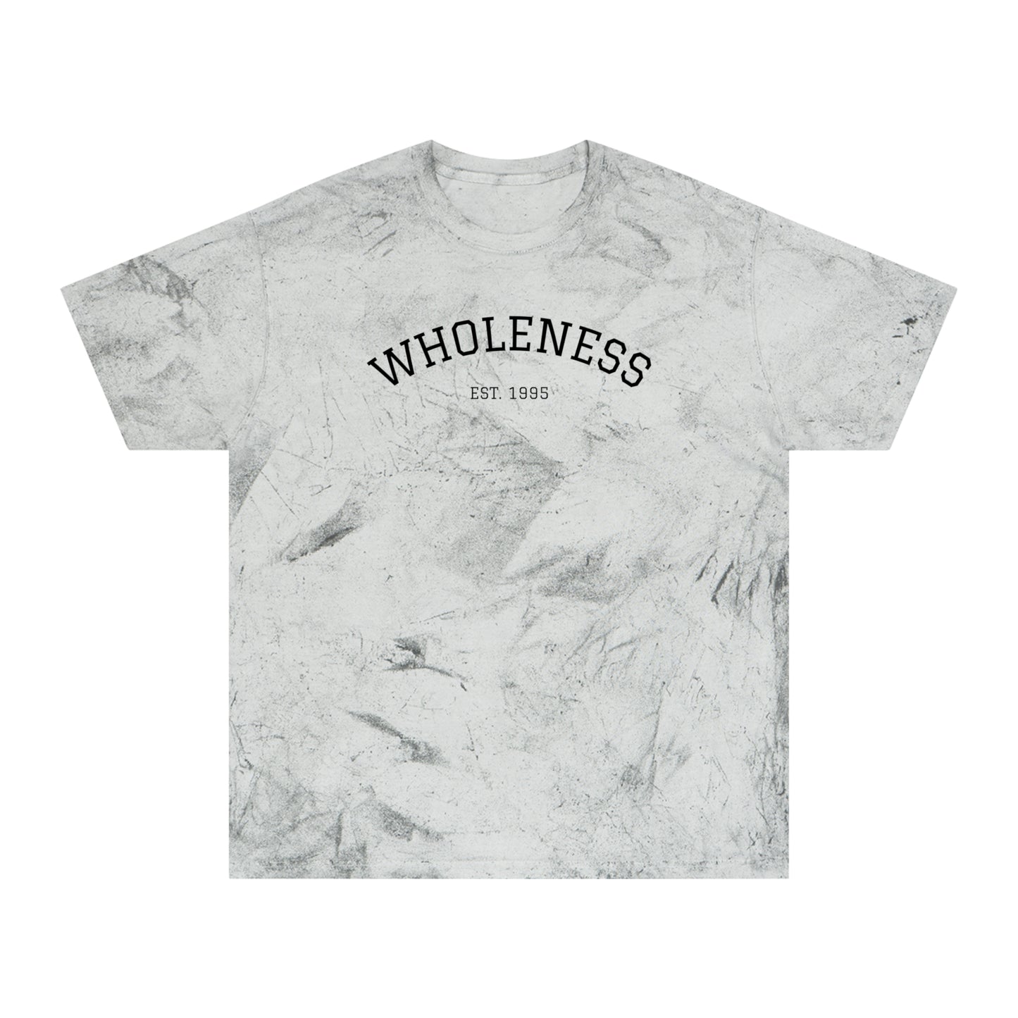 Wholeness Unisex Color Blast T-Shirt, Positive Vibes Tee, Spiritual Fashion, Gift for Mindfulness, Eco-Friendly Apparel