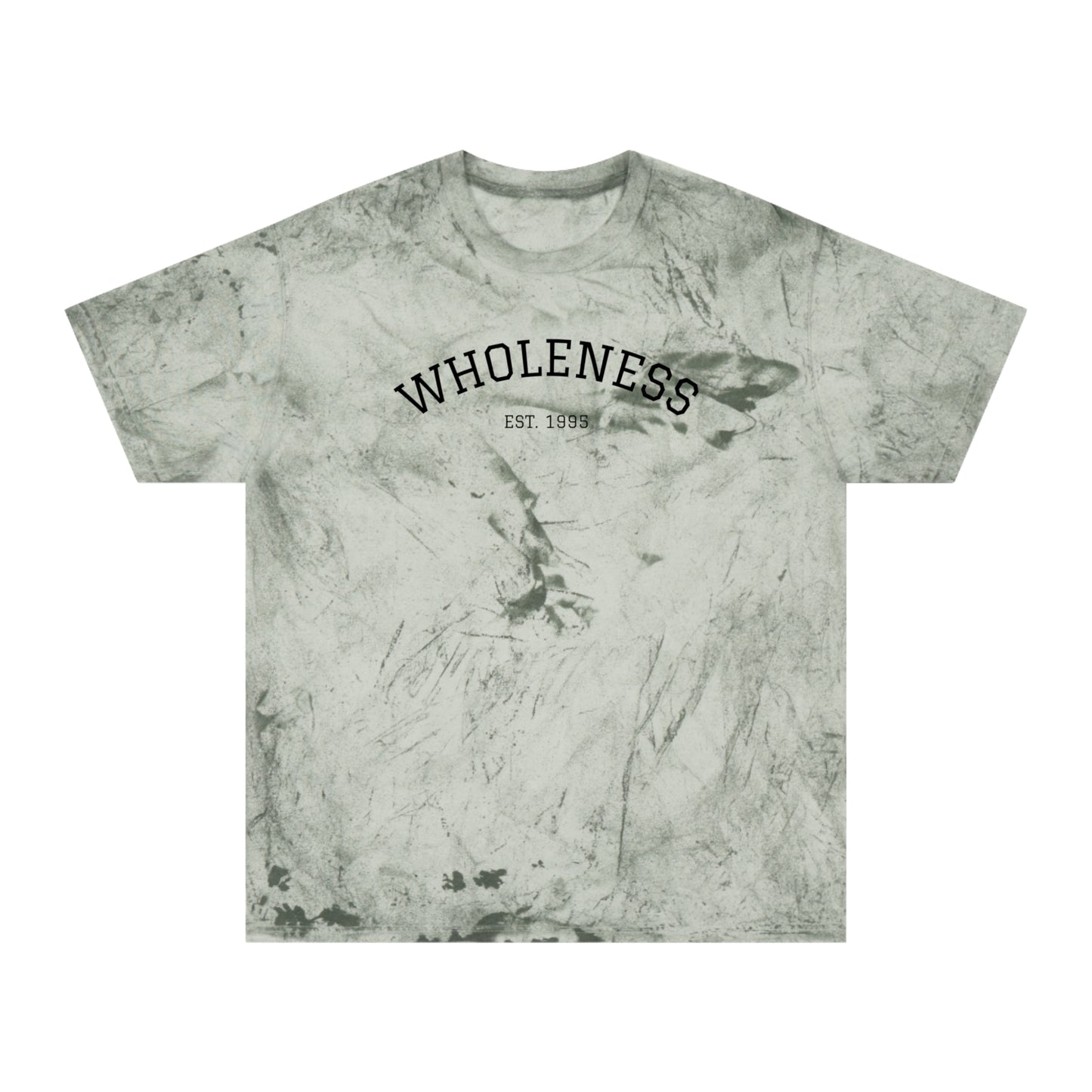 Wholeness Unisex Color Blast T-Shirt, Positive Vibes Tee, Spiritual Fashion, Gift for Mindfulness, Eco-Friendly Apparel