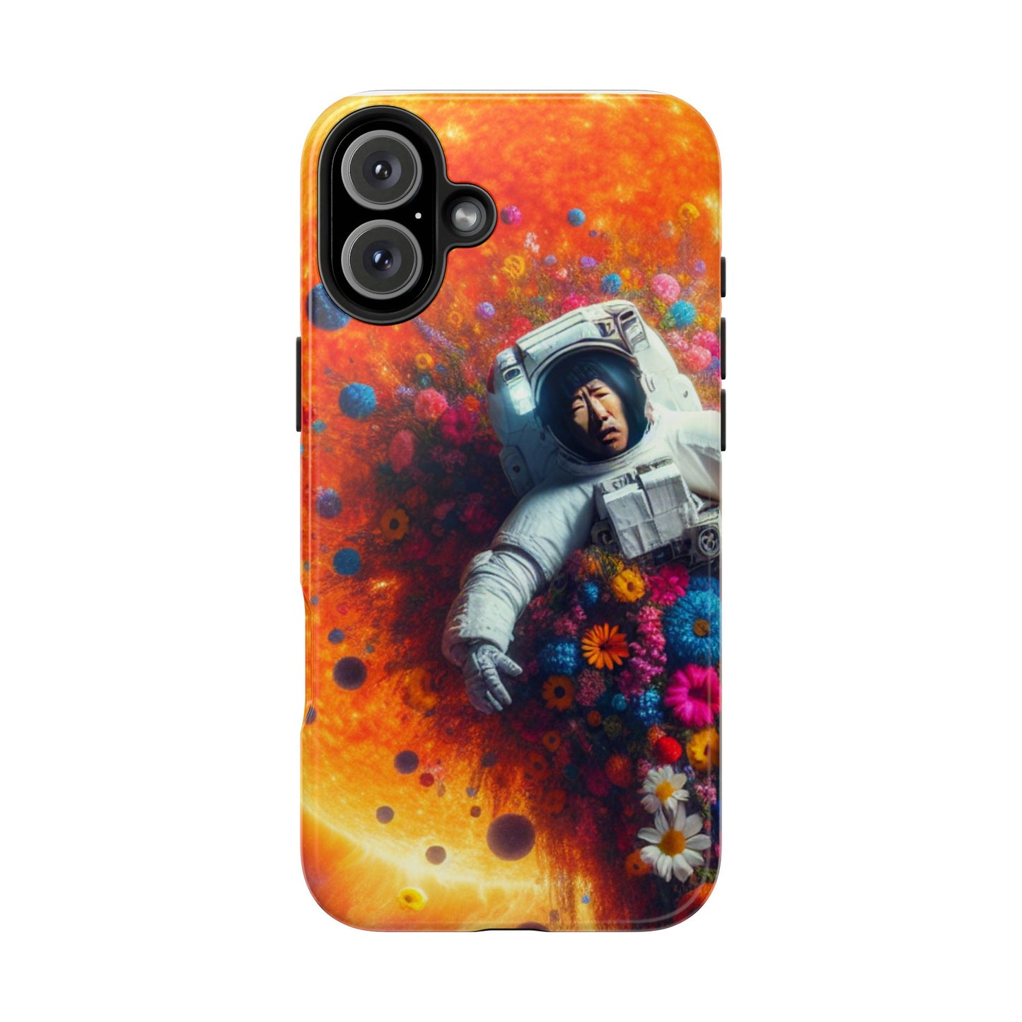 Astronaut Floral Phone Case | Space Art Protector | Unique Gift for Astronaut Lovers | Phone Accessory | Galaxy Theme