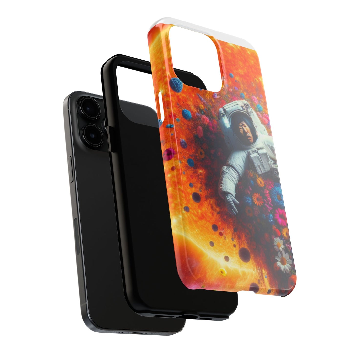 Astronaut Floral Phone Case | Space Art Protector | Unique Gift for Astronaut Lovers | Phone Accessory | Galaxy Theme