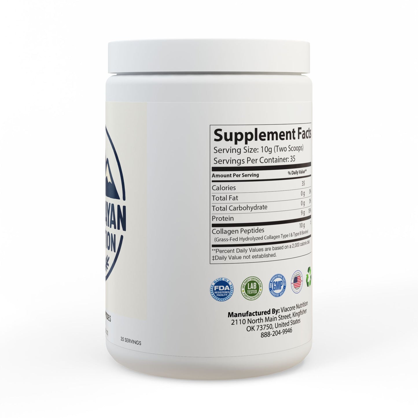 Collagen Peptides Type I & III Supplement (350g, 12.3oz)