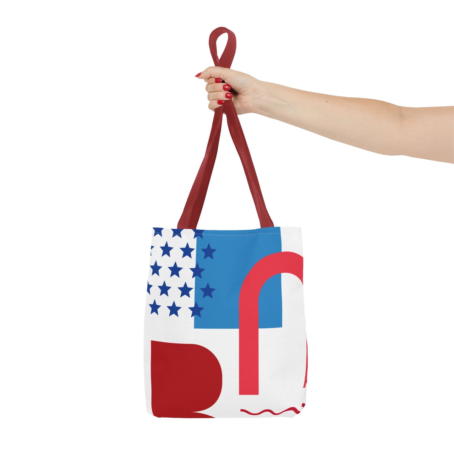 Graphic Tote Bag - Modern Abstract Design for Everyday Use