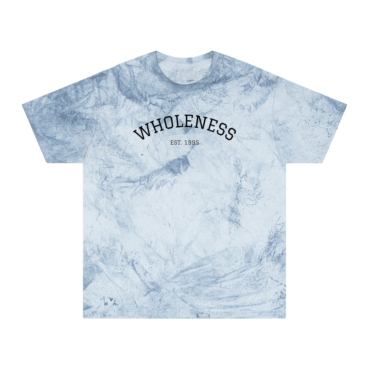 Wholeness Unisex Color Blast T-Shirt, Positive Vibes Tee, Spiritual Fashion, Gift for Mindfulness, Eco-Friendly Apparel