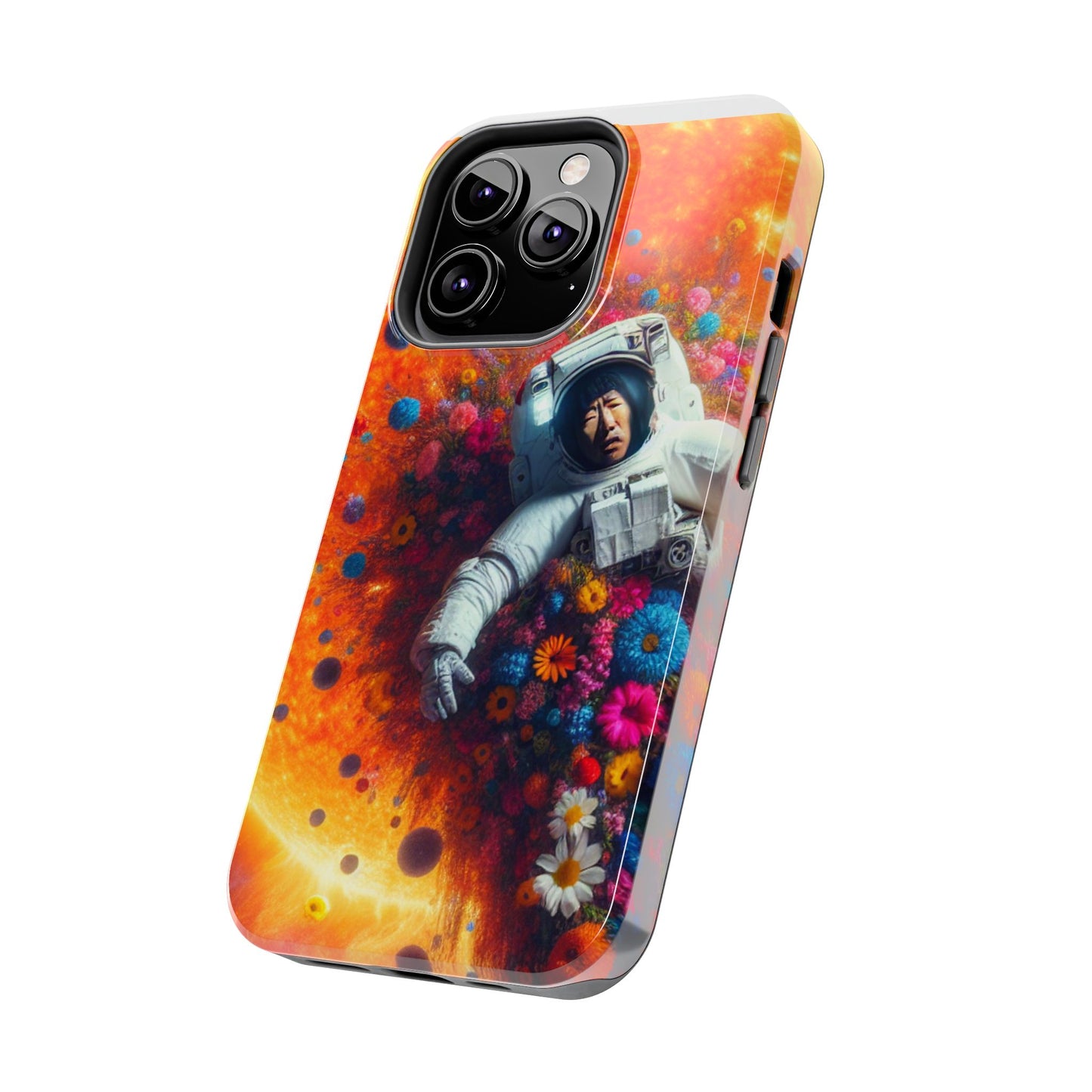 Astronaut Floral Phone Case | Space Art Protector | Unique Gift for Astronaut Lovers | Phone Accessory | Galaxy Theme