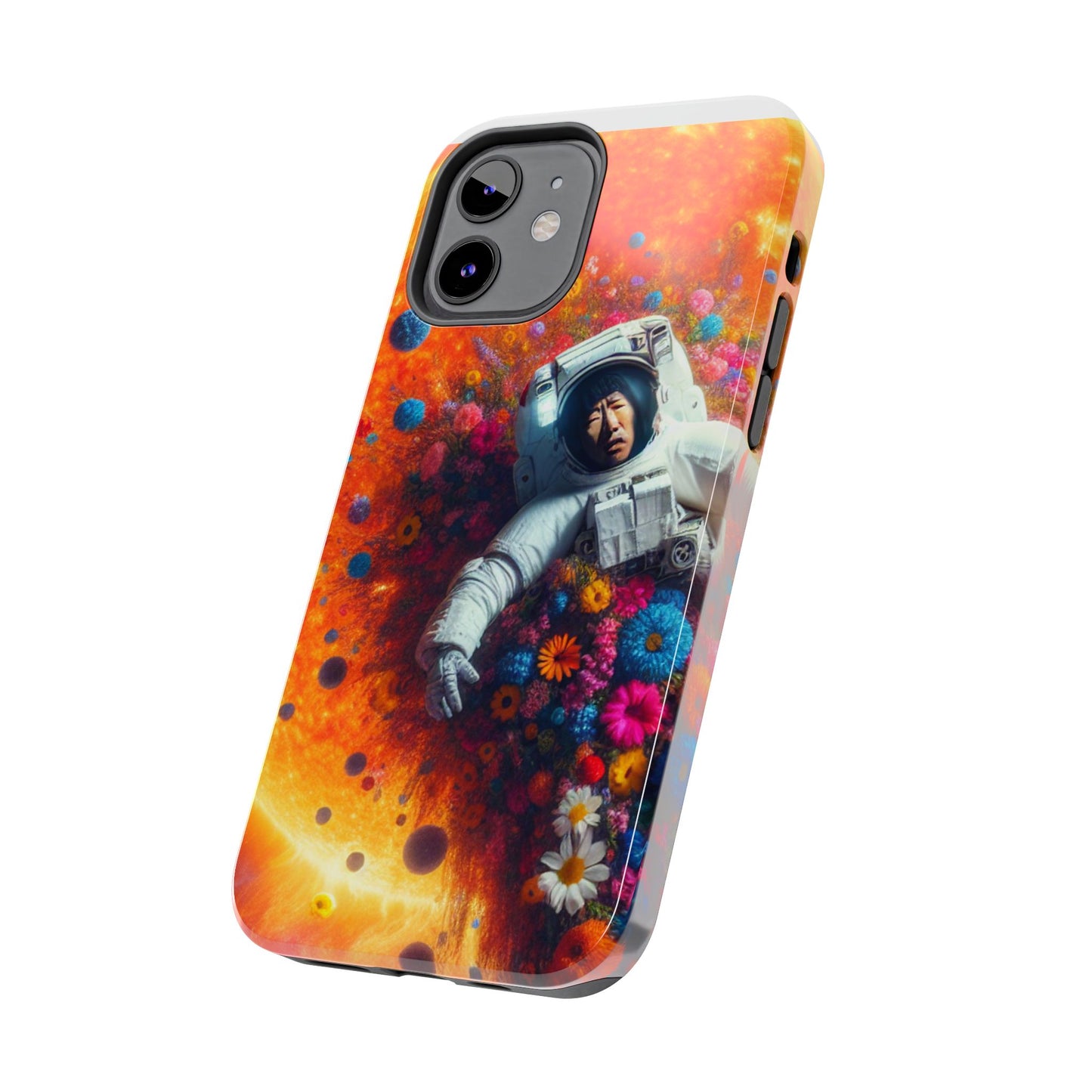 Astronaut Floral Phone Case | Space Art Protector | Unique Gift for Astronaut Lovers | Phone Accessory | Galaxy Theme