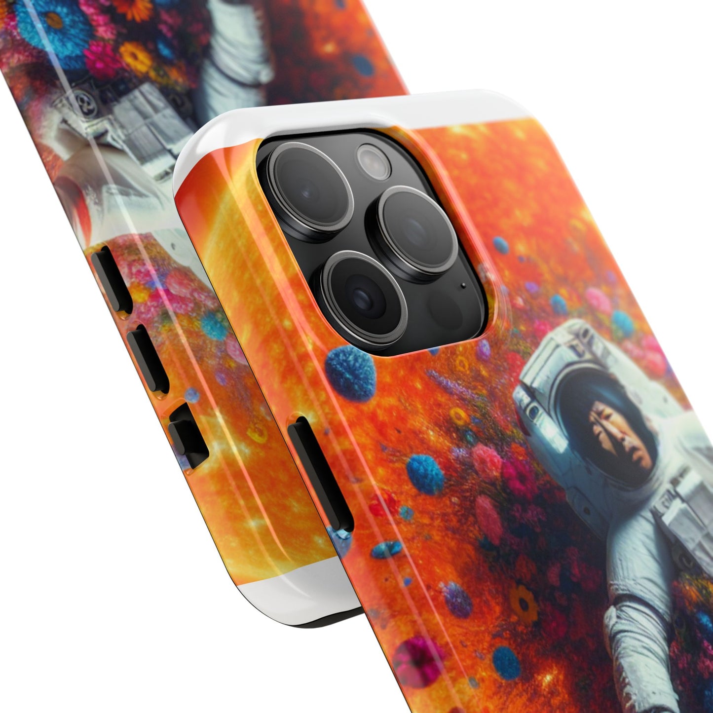 Astronaut Floral Phone Case | Space Art Protector | Unique Gift for Astronaut Lovers | Phone Accessory | Galaxy Theme