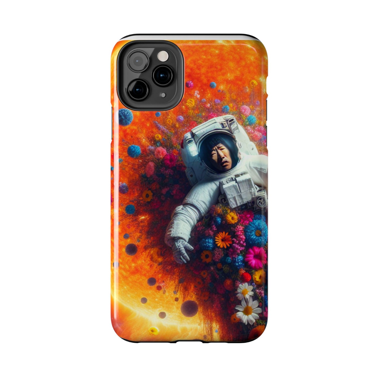 Astronaut Floral Phone Case | Space Art Protector | Unique Gift for Astronaut Lovers | Phone Accessory | Galaxy Theme