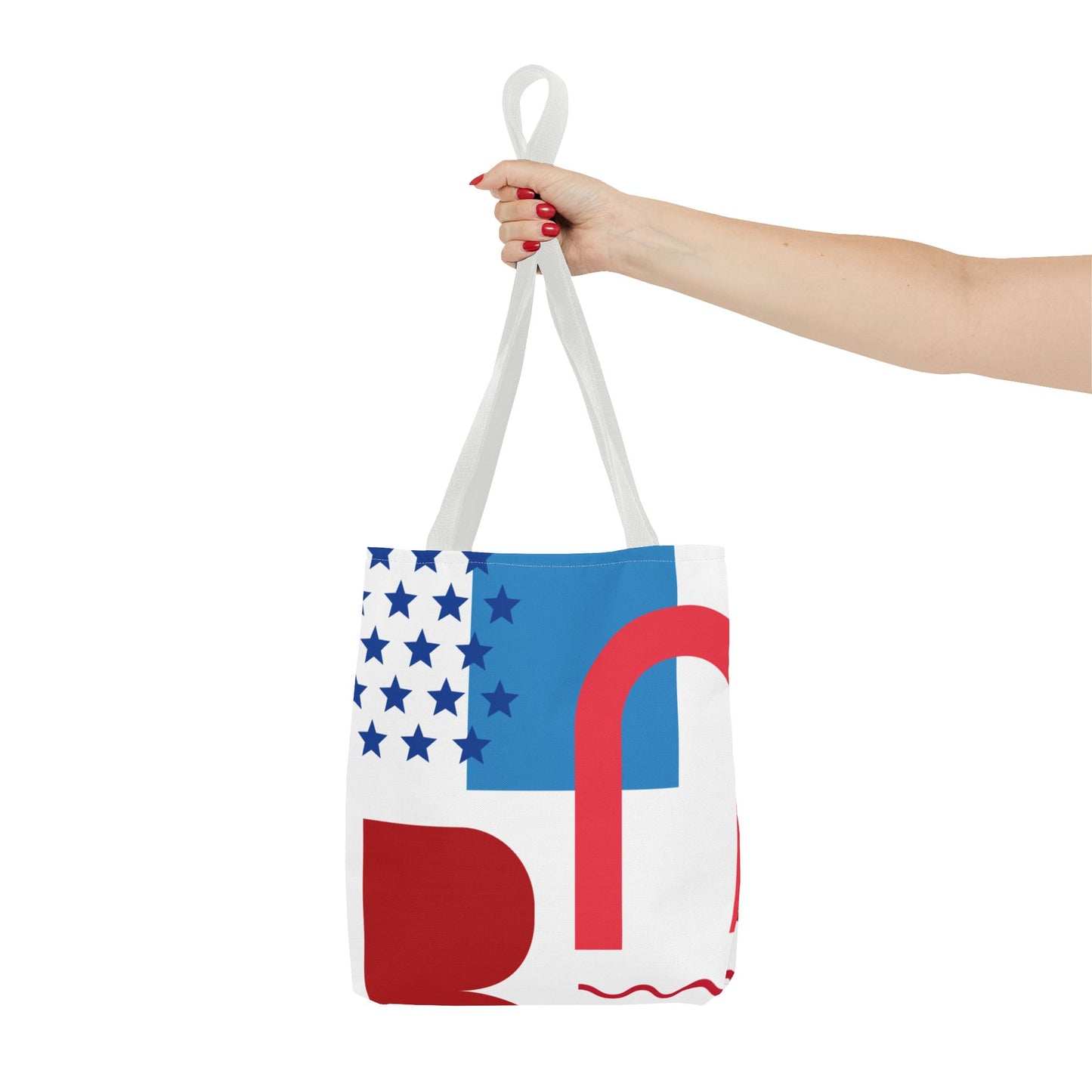 Graphic Tote Bag - Modern Abstract Design for Everyday Use