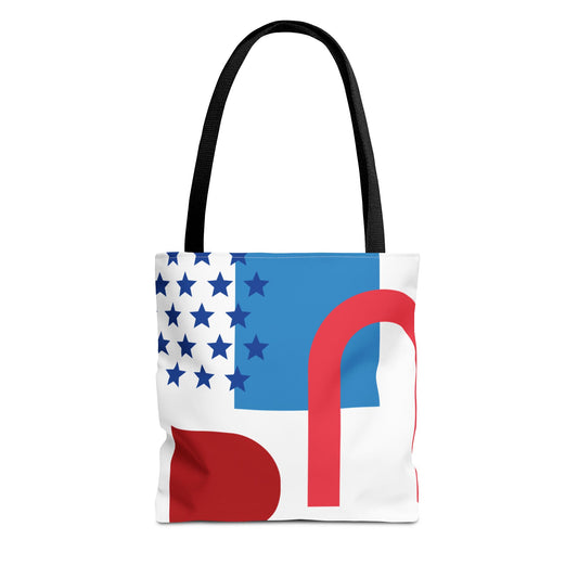 Graphic Tote Bag - Modern Abstract Design for Everyday Use