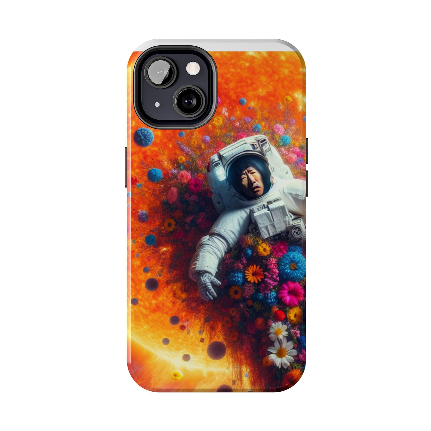 Astronaut Floral Phone Case | Space Art Protector | Unique Gift for Astronaut Lovers | Phone Accessory | Galaxy Theme