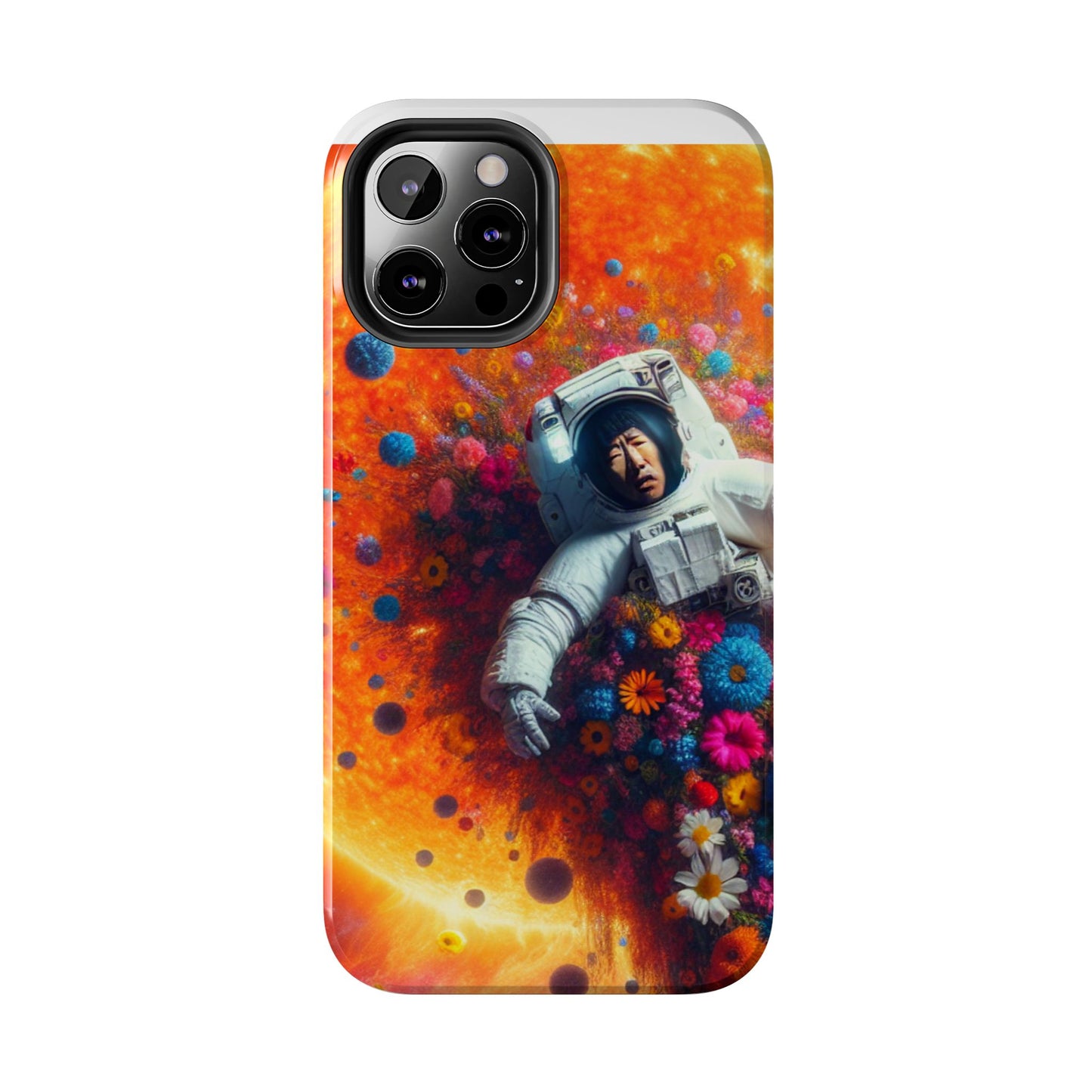Astronaut Floral Phone Case | Space Art Protector | Unique Gift for Astronaut Lovers | Phone Accessory | Galaxy Theme