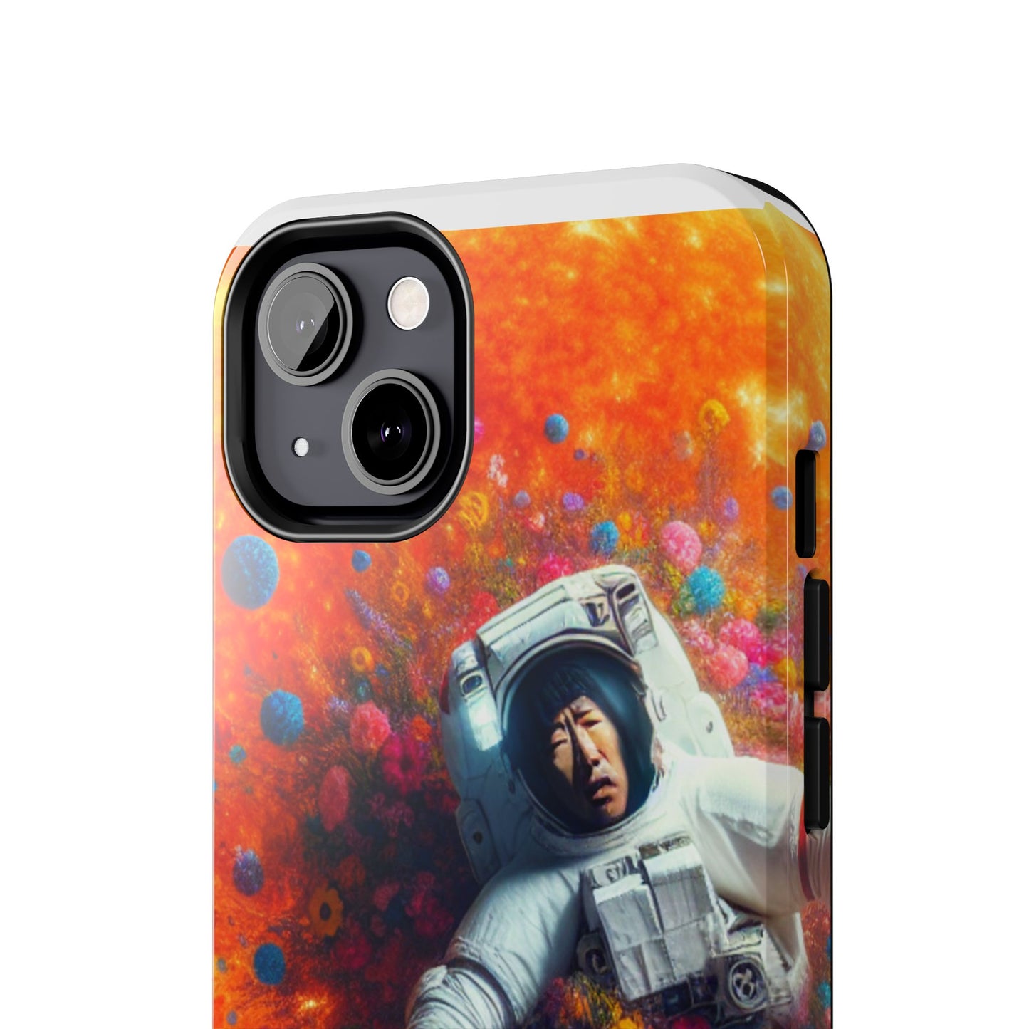 Astronaut Floral Phone Case | Space Art Protector | Unique Gift for Astronaut Lovers | Phone Accessory | Galaxy Theme