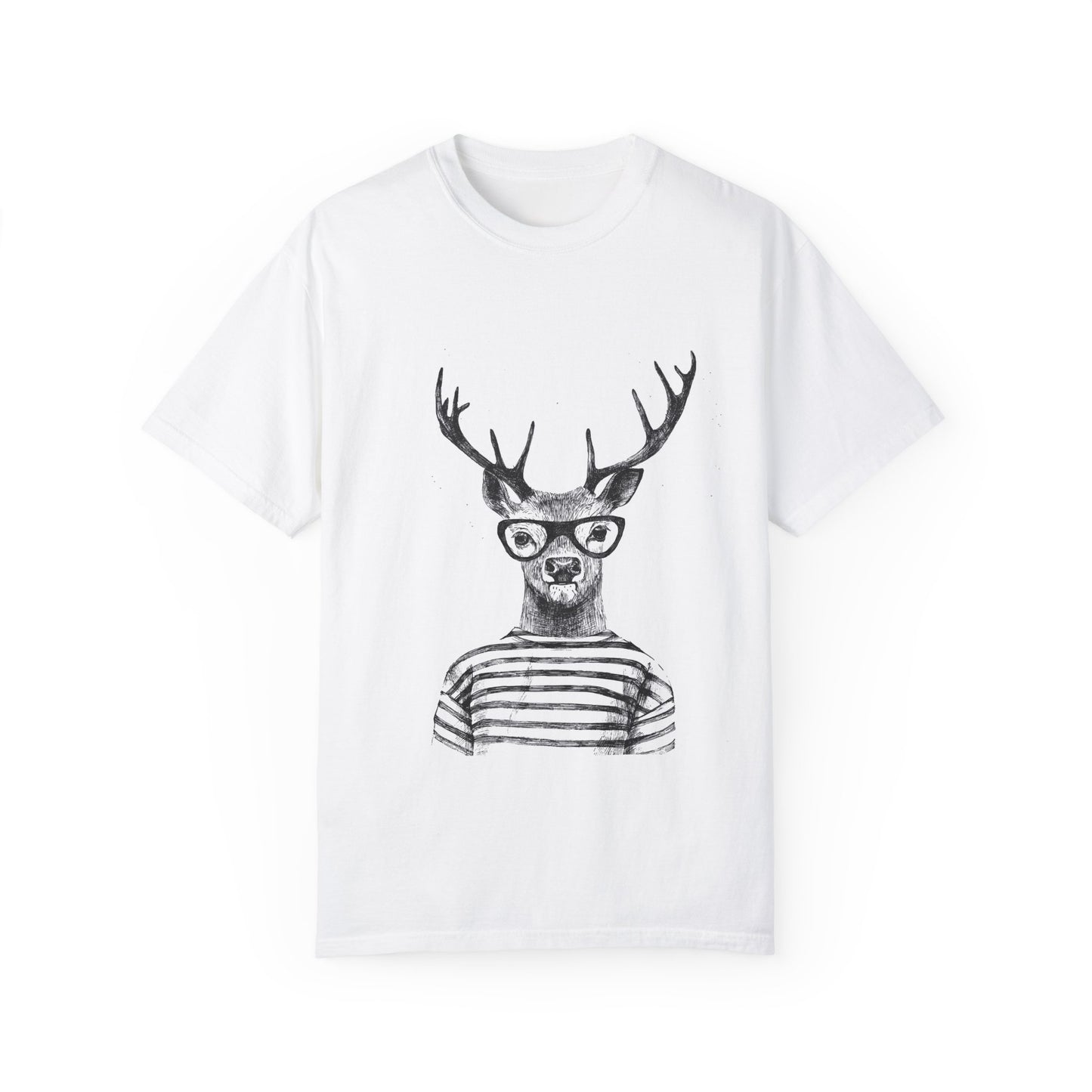Vintage Deer Graphic Unisex T-Shirt - Unique Animal Tee for Nature Lovers