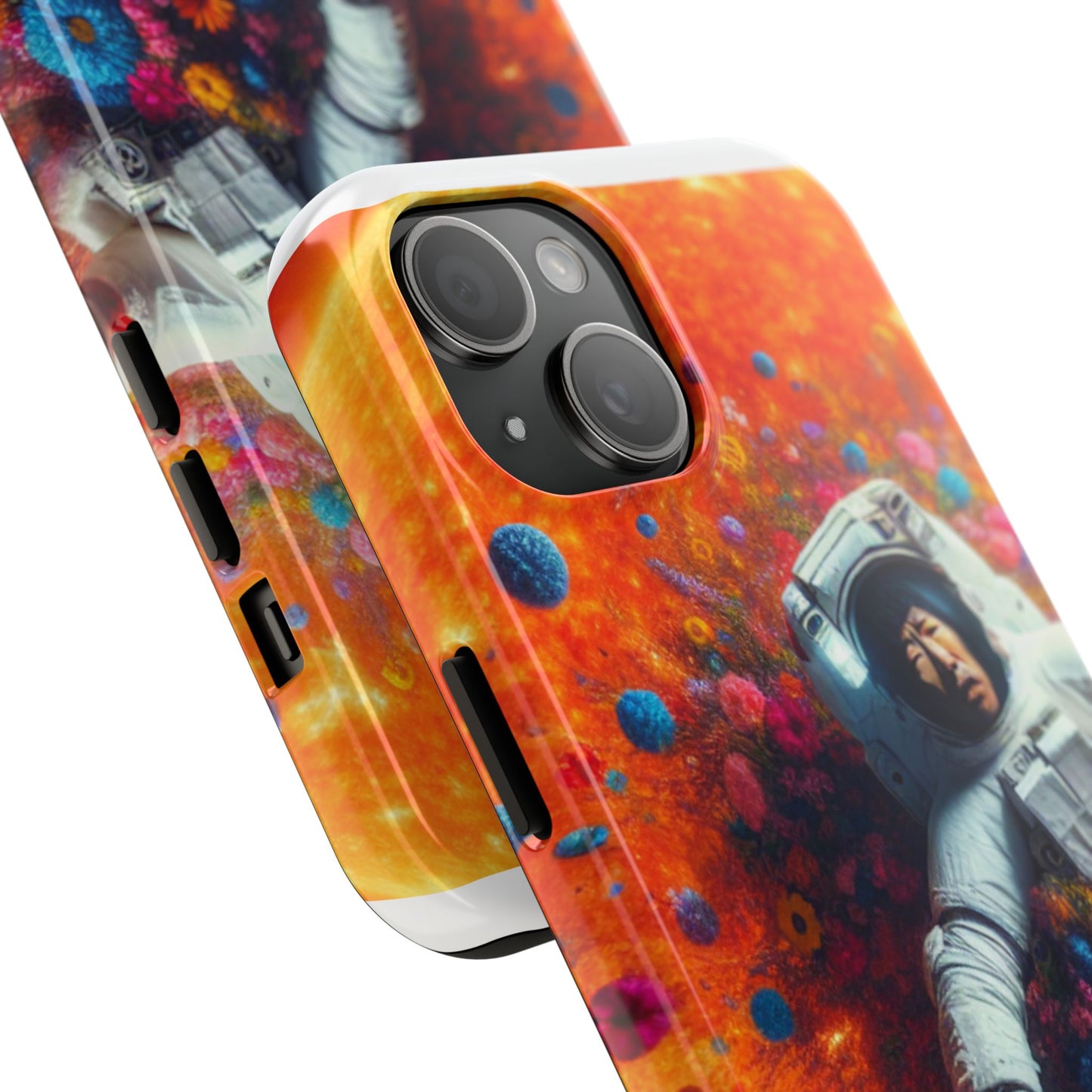 Astronaut Floral Phone Case | Space Art Protector | Unique Gift for Astronaut Lovers | Phone Accessory | Galaxy Theme
